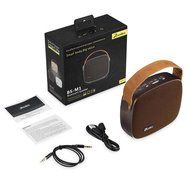 Bluetooth Speaker, Aidbucks BS-M1 NFC Portable Wireless Stereo Rechargeable Bluetooth Speakers with Built in Mic... N8