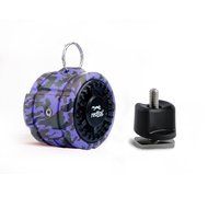 Red Fox Wireless Rover IPX7 Waterproof Bluetooth Speaker with YakAttack Rail Kayak Mount (Purple)