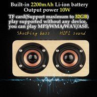 misodiko Portable Bluetooth 4.0 Speaker, Loudspeaker with Enhanced Bass Boombox, Compatible with iPhone, iPad,... N11