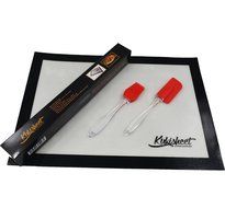 KuKisheet Silicone Baking Mat 16.25 X 11.5 Inches Professional Grade-baking Mat Set of One With Spatula And Basting...