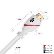 HDMI Cable 2.0 - 50 FEET, CL3 Rated, 4K Ultra-High Speed Supports Ethernet Audio Return, 4K, Ultra HD 2160p, Bandwidth... N7