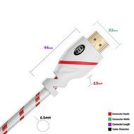 HDMI Cable 2.0 - 50 FEET, CL3 Rated, 4K Ultra-High Speed Supports Ethernet Audio Return, 4K, Ultra HD 2160p, Bandwidth... N15