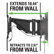 Sanus Full-Motion TV Wall Mount for 37" to 80" TVs Extends 18" &amp; Fits Studs Up to 24" - Bracket fits most LED,... N2