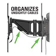 Sanus Full-Motion TV Wall Mount for 37" to 80" TVs Extends 18" &amp; Fits Studs Up to 24" - Bracket fits most LED,... N5