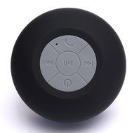 Innovation Suction Cup Colorful Handsfree Waterproof Bluetooth Shower Speaker with LED flashing light (Black Color) N2