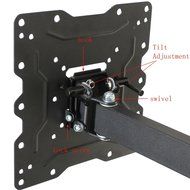 VideoSecu ML531BE TV Wall Mount for most 22"-55" LED LCD Plasma Flat Screen Monitor up to 88 lb VESA 400x400 with... N2