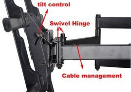 VideoSecu ML531BE TV Wall Mount for most 22"-55" LED LCD Plasma Flat Screen Monitor up to 88 lb VESA 400x400 with... N11