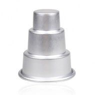 Dealglad DIY Mini 3-tier Cupcake Pudding Chocolate Cake Mold Mould Baking Pan M Size N2