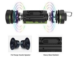 Powerseed BT200 Sports Outdoor Portable Bluetooth Speaker with bike water bottle holder N3