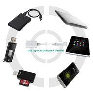 RAVPower Type C Adapter USB C To A Female OTG Cable, USB-C On The Go Convertor for New MacBook and Other Devices... N3