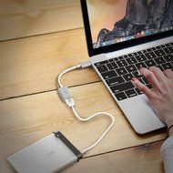 RAVPower Type C Adapter USB C To A Female OTG Cable, USB-C On The Go Convertor for New MacBook and Other Devices... N8