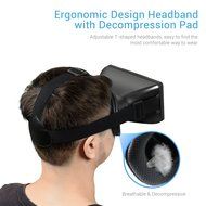 3D VR Headset - Emixc Virtual Reality Box Glasses Adjustable Lens Strap for 3.5-6.0 Inch Smartphone iPhone 7/6S... N6