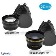 Professional 52MM Accessory Bundle Kit For Nikon D3300 D3200 D3100 D5000 D5100 D5200 D5300 D5500 D7000 D7100 D7200... N4