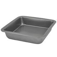 Water &amp; Wood Bakeware Baking Sheet Oven Tray Cake Pan Silver Tone 9" X 9"