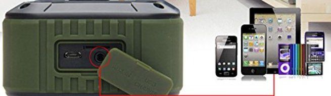 Mobest Waterproof Sport Portable Bluetooth Speaker for Travel &amp; Outdoor, Built-in Microphone &amp; Handfree Phone... N4
