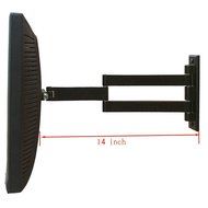 VideoSecu TV Wall Mount Articulating Arm Monitor Bracket for most 12"-24", some up to 27" LCD LED Plasma Flat... N5
