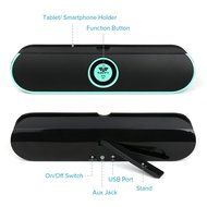 Bluetooth Speakers, SAVFY Bluetooth 2.1 Portable Wireless Speaker with Stand Dock, 6W Output Power with Enhanced... N3