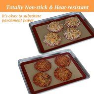 Silicone Baking Mat,2win2buy Reusable Non-Stick Non-Toxic Heat-Resistant Food-Grade Fiberglass Oven Liner Silicone... N3