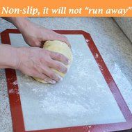 Silicone Baking Mat,2win2buy Reusable Non-Stick Non-Toxic Heat-Resistant Food-Grade Fiberglass Oven Liner Silicone... N5