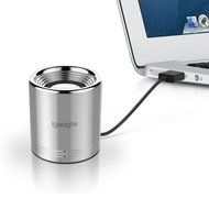iGadgitz Al Series: 'Volcano' Portable Wireless Stereo Bluetooth Brushed Aluminium Travel Speaker (3W Power with... N9