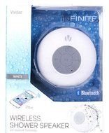 White Vivitar Wireless Shower Speaker with Bluetooth Technology