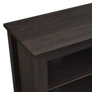 WE Furniture 70&quot; Espresso Wood TV Stand Console N2