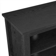 WE Furniture 70&quot; Espresso Wood TV Stand Console N7