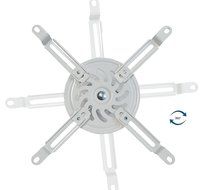 VIVO Universal Adjustable White Ceiling Projector / Projection Mount Extending Arms (MOUNT-VP01W) N5