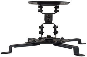 VIVO Universal Adjustable White Ceiling Projector / Projection Mount Extending Arms (MOUNT-VP01W) N10