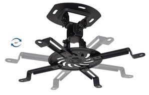VIVO Universal Adjustable White Ceiling Projector / Projection Mount Extending Arms (MOUNT-VP01W) N12