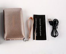 Deli Power Bank/Bluetooth Speaker - with Multifunction 5-in-1 Portable Hands-free Bluetooth Speaker+3000mAh Power... N9