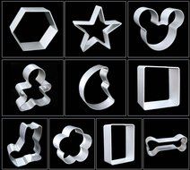 Gracelife Silicone Dessert Baking Pastry Cookie Sheet Mat Muffin DIY Chocolate Cookie Mould Mode N38