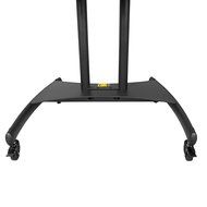 Kanto Mobile TV Stand with Adjustable shelf and flat screen mount &ndash; Fits 37&Prime; to 65&Prime; Monitors &ndash; Black N20