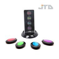 JTD Wireless RF Item Locator/Key Finder with LED flashlight and base support. With 4 Receivers Key Finder-Wireless... N3