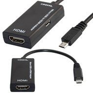 EXW MHL Micro USB to HDMI Cable Adapter Samsung Galaxy S3 S4 S5 Note 2 Tab3 For HDTV (5 Pin adapter)