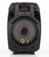 QFX WORLDWIDE VOLTAGE BLUETOOTH Portable Party Tailgater Speaker with LED Moonlight and USB/MIC Inputs, BONUS... N2