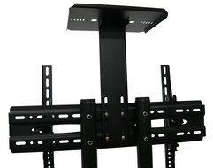 VIVO TV Cart for LCD LED Plasma Flat Panels Stand with Wheels Mobile fits 32" to 65" T.V. (STAND-TV01B) N4