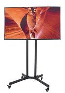 VIVO TV Cart for LCD LED Plasma Flat Panels Stand with Wheels Mobile fits 32" to 65" T.V. (STAND-TV01B) N6