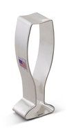 Ann Clark Champagne Glass Cookie Cutter - 4.25 Inches - Tin Plated Steel