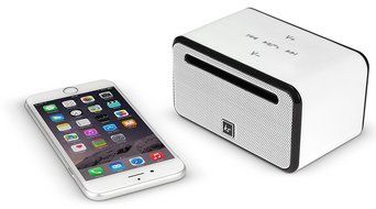 KitSound Ignite Mini Universal Portable Wireless Bluetooth Speaker Compatible with Smartphones and Tablets - White N2