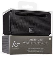 KitSound Ignite Mini Universal Portable Wireless Bluetooth Speaker Compatible with Smartphones and Tablets - White N10