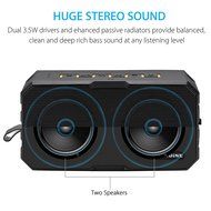 Wireless Speaker, Kingland Waterproof Mini Bluetooth Speaker, Dual Driver 7W, Super Bass Sound, 2500mAh Power... N2