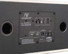 AmpsAndWatts Wireless portable bluetooth v4.0 hi-fi speaker BeatBlock (Black) N3