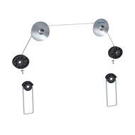 QualGear QG-TM-001 37-Inch to 70-Inch Universal Ultra Slim Low Profile Picture Hanging Style Wire Rope Wall Mount...