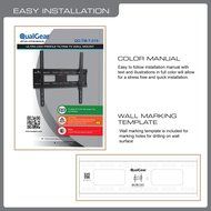 QualGear QG-TM-001 37-Inch to 70-Inch Universal Ultra Slim Low Profile Picture Hanging Style Wire Rope Wall Mount... N13