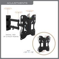 QualGear QG-TM-001 37-Inch to 70-Inch Universal Ultra Slim Low Profile Picture Hanging Style Wire Rope Wall Mount... N47