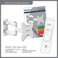 QualGear QG-TM-001 37-Inch to 70-Inch Universal Ultra Slim Low Profile Picture Hanging Style Wire Rope Wall Mount... N52