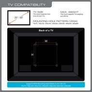 QualGear QG-TM-001 37-Inch to 70-Inch Universal Ultra Slim Low Profile Picture Hanging Style Wire Rope Wall Mount... N61