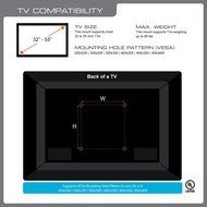 QualGear QG-TM-001 37-Inch to 70-Inch Universal Ultra Slim Low Profile Picture Hanging Style Wire Rope Wall Mount... N67