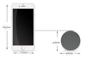 Touchshop Portable Wireless Bluetooth Speaker Built-in Mic for Handsfree Speakerphone AUX Input Enhanced Bass... N3